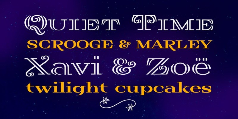 Grande Jatte Font Family free download preview 2 – Display Fonts font