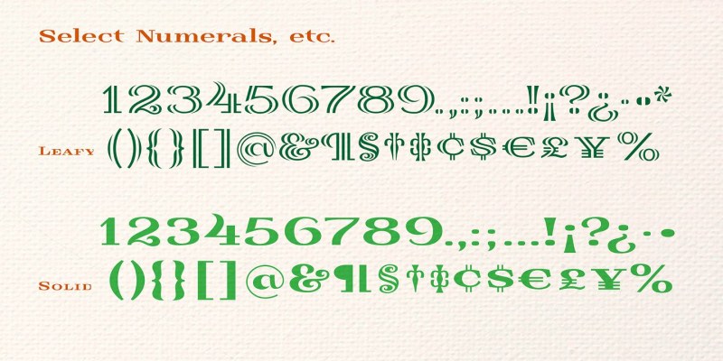 Grande Jatte Font Family free download preview 7 – Display Fonts font