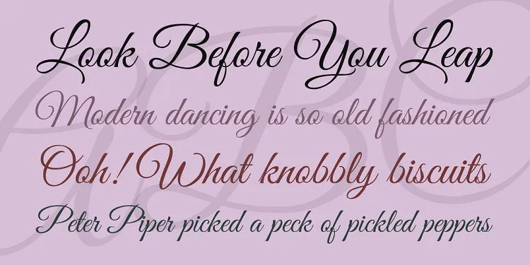 Great Vibes Font free download preview 2 – Script And Handwritten font