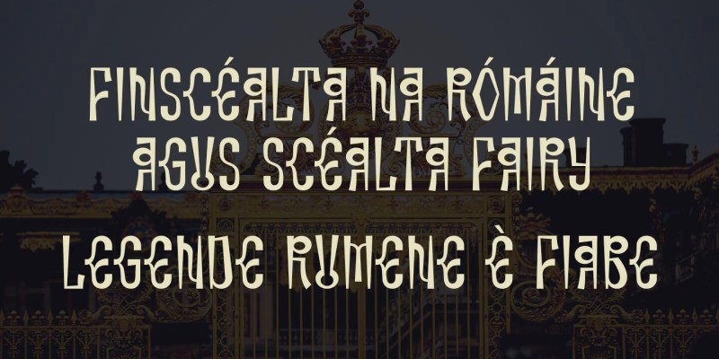 Greuceanu Font free download preview 6 – Display Fonts font