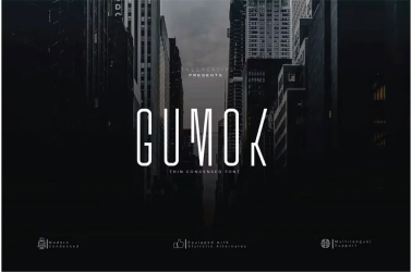 Gumok Font free download – Professional font preview