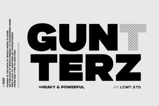 Gunterz Font free download preview 6 – Sans Serif Fonts font