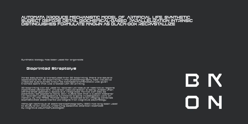 Gvonz Font Family free download preview 5 – Display Fonts font