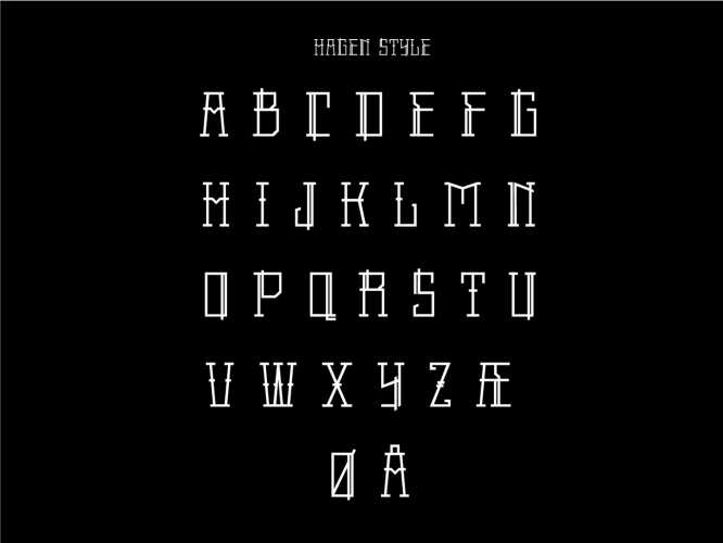 Hagen Font free download preview 2 – Serif Fonts font
