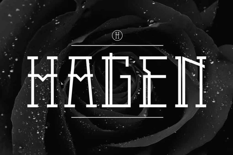 Hagen Font free download preview 3 – Serif Fonts font