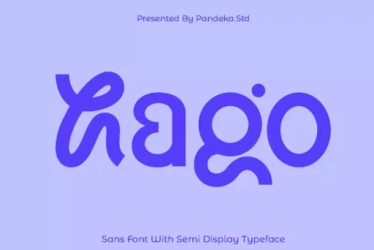 Hago Font free download – Playful font preview
