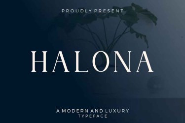 Halona Modern Serif Font free download – Modern font preview