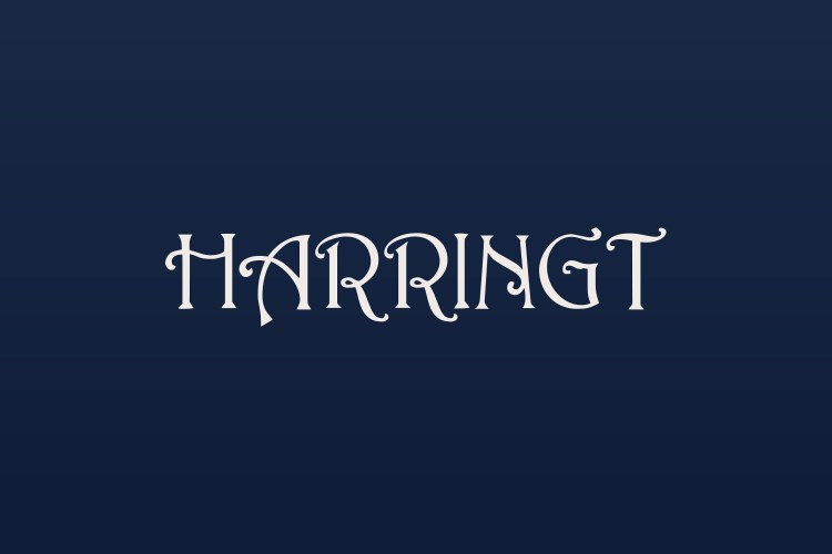 Harrington Font free download preview 1 – Display Fonts font