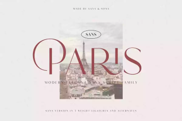 Hello Paris Sans Font free download – Serif Fonts font preview