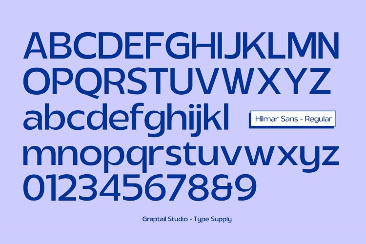Hilmar Sans Font Family free download preview 6 – Sans Serif Fonts font