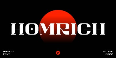 Homrich Font free download – Download font preview