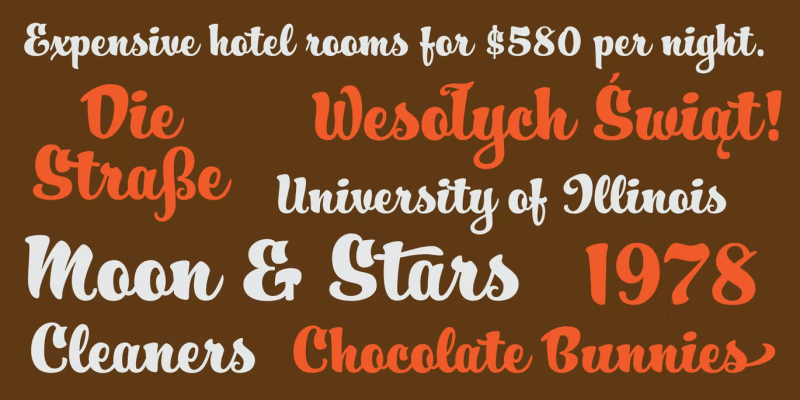 Hucklebuck Font free download preview 2 – Script And Handwritten font