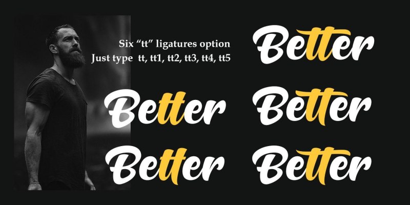 Hunters Think Font free download preview 2 – Script And Handwritten font