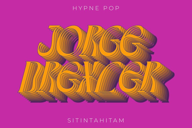 Hypne Pop Display Font free download preview 1 – Display Fonts font