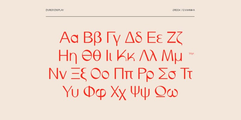 IF Durer Display Font free download preview 6 – Modern Fonts font