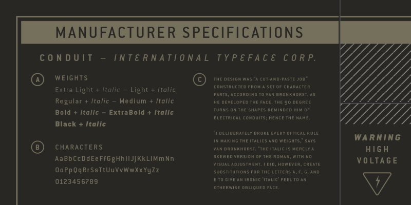 ITC Conduit Font free download preview 3 – Sans Serif Fonts font