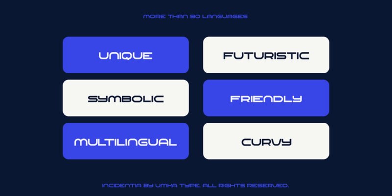Incidentia Font free download preview 2 – Display Fonts font