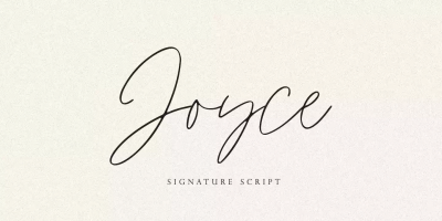 Joyce Font free download – Handwritten font preview