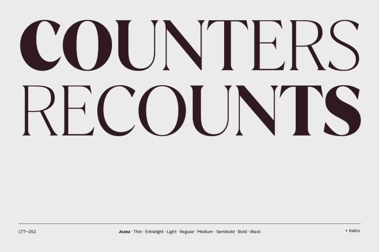 Juana Font free download preview 8 – Serif Fonts font
