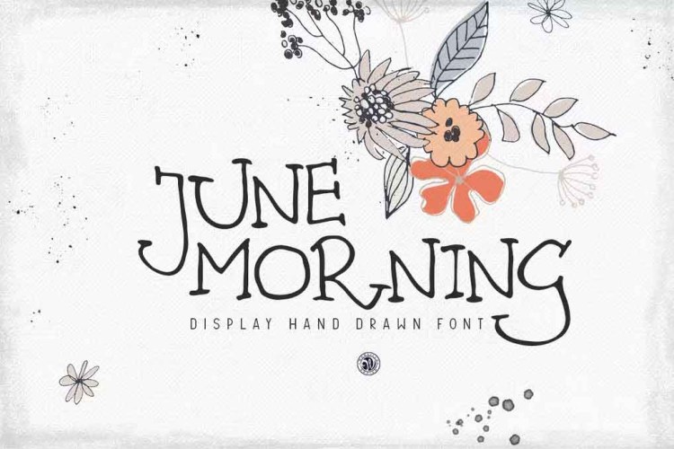 June Morning Font free download preview 3 – Serif Fonts font