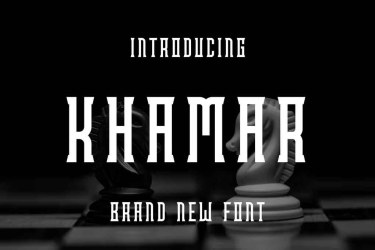 Khamar Font free download – Serif Fonts font preview
