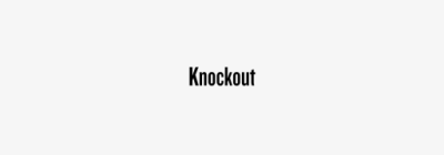 Knockout Font free download – Classic font preview
