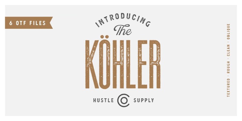 Kohler Font Family free download preview 5 – Display Fonts font