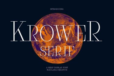 Krower Serif Display Font free download – Krower Serif Display Font font preview