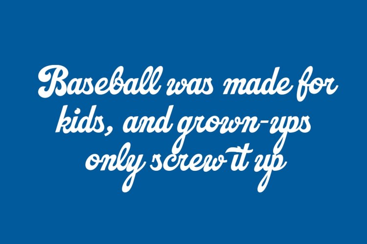 LA Dodgers Font free download preview 1 – Script And Handwritten font