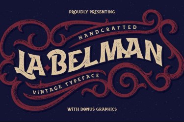 La Belman Font + Bonus free download – Display Fonts font preview