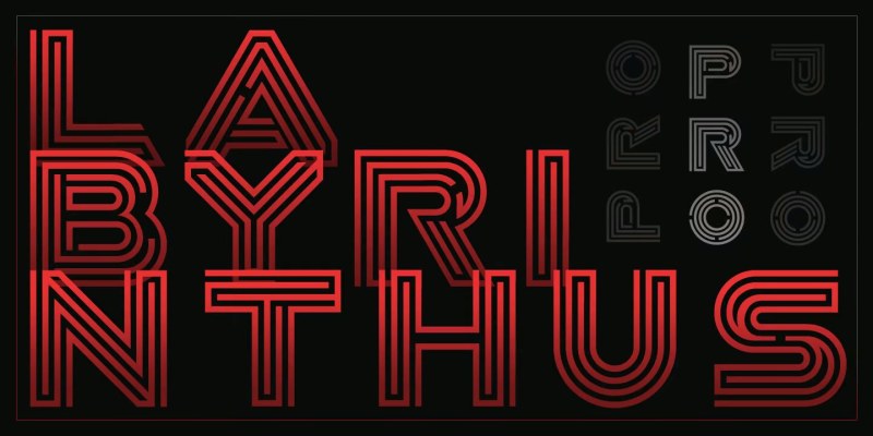 Labyrinthus Pro Font free download preview 9 – Display Fonts font