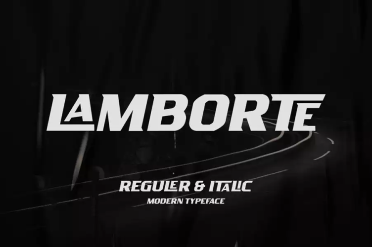 Lamborte Font free download preview 6 – Display Fonts font