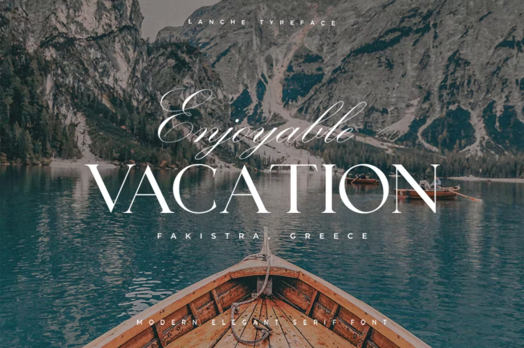 Lanche Font free download preview 1 – Serif Fonts font