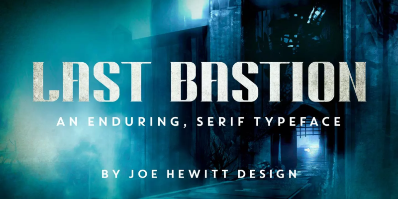 Last Bastion Font free download preview 8 – Display Fonts font