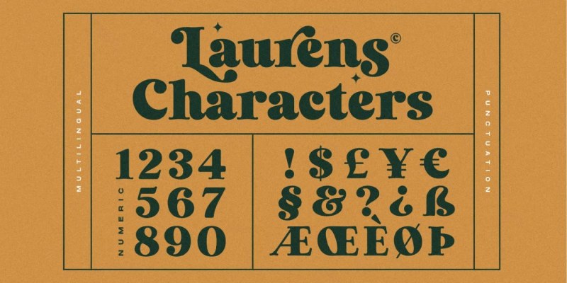Laurens Font free download preview 8 – Serif Fonts font
