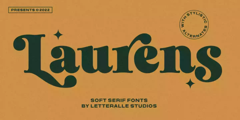 Laurens Font free download preview 9 – Serif Fonts font