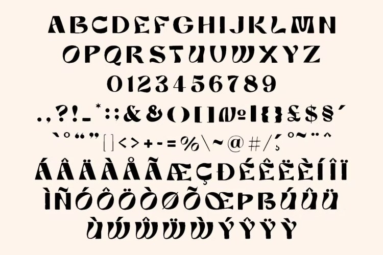 Liber Font free download preview 3 – Display Fonts font