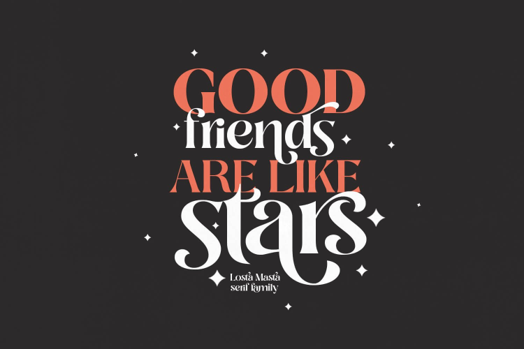 Losta Masta Font free download preview 2 – Display Fonts font