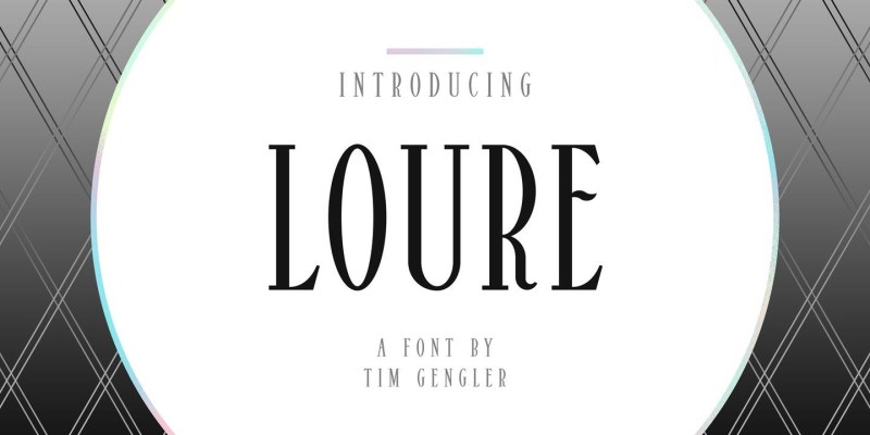 Loure Font Family free download preview 6 – Script And Handwritten font
