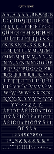 Lucy Rose Font free download preview 8 – Serif Fonts font