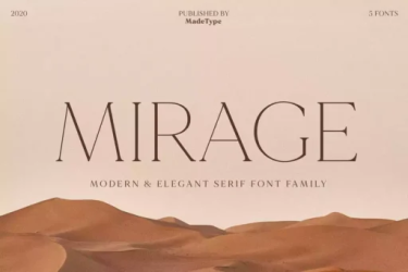 MADE Mirage Font free download – Modern font preview