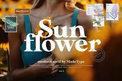 MADE Sunflower Font free download preview 6 – Serif Fonts font