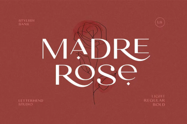 Madre Rose Font free download – Formal font preview