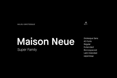 Maison Neue Font free download – Maison Neue Font font preview