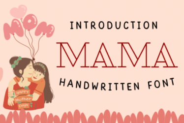 Mama Font free download – Handwritten font preview