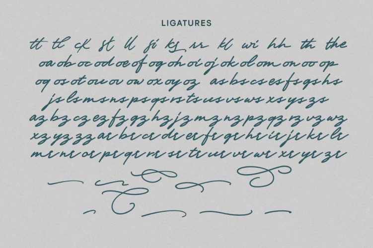 Marielle Font free download preview 4 – Script And Handwritten font