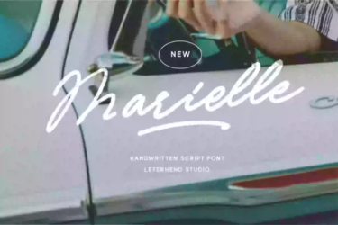 Marielle Font free download – Handwritten font preview