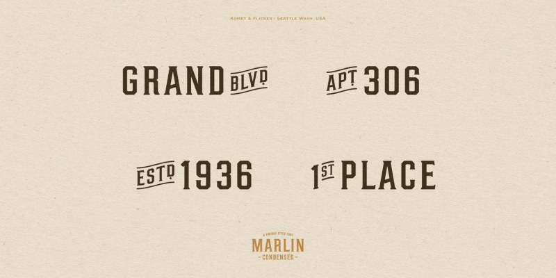 Marlin Font Family free download preview 1 – Serif Fonts font