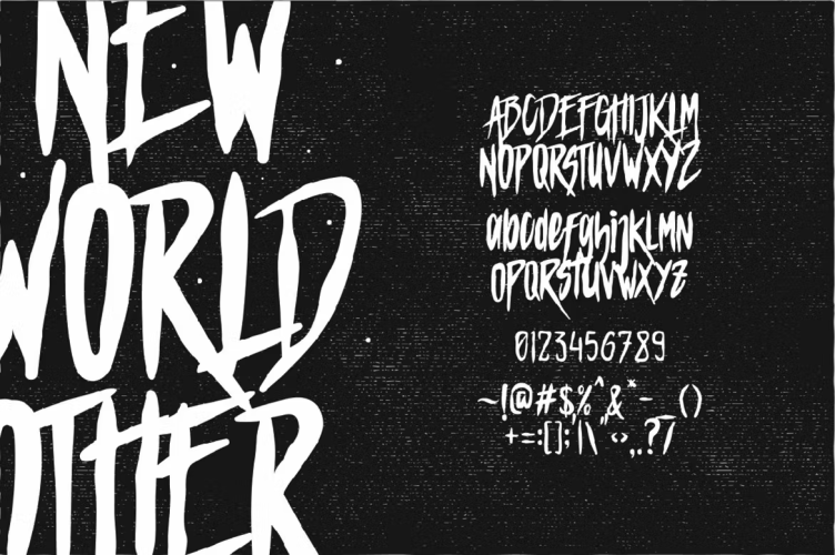 Mars Attack Font free download preview 1 – Typeface font