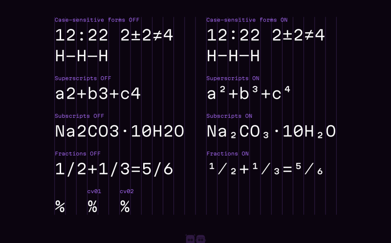 Martian Mono Font Family free download preview 3 – Font Family font
